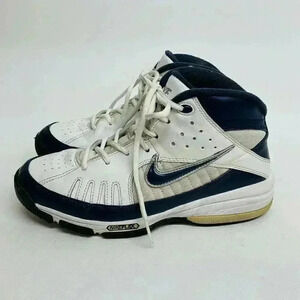 Nike Flex Kids Youth Size 5 Mid Top Basketball Sneakers Athletic Sports Shoes